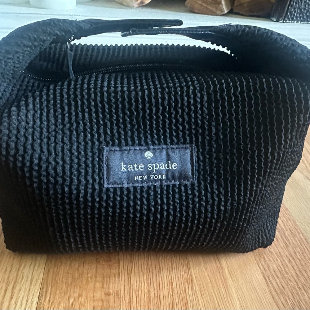 NWOT kate spade Black Cosmetic Pouch